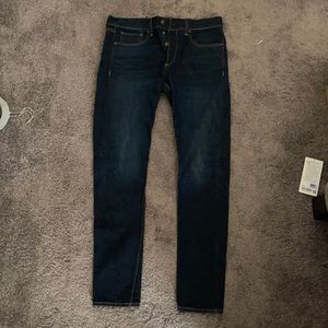 rag & bone, skinny dark blue jeans
